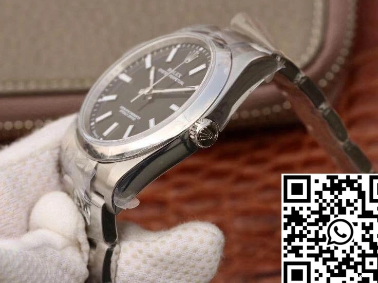 Perpetual Oyster Dial Rolex 39mm AR 114300 Black Factory 0409